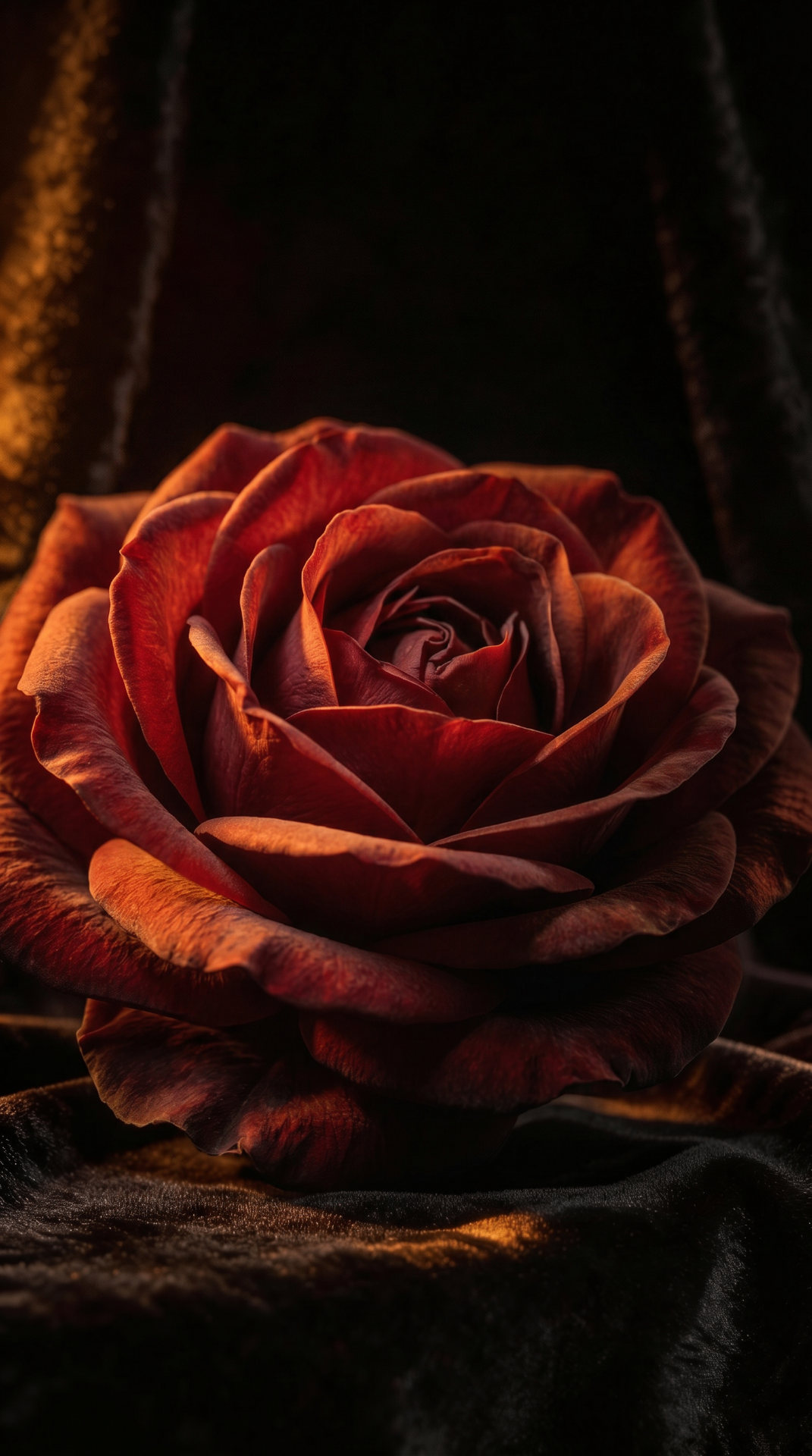 Habanita — velvet rose still life