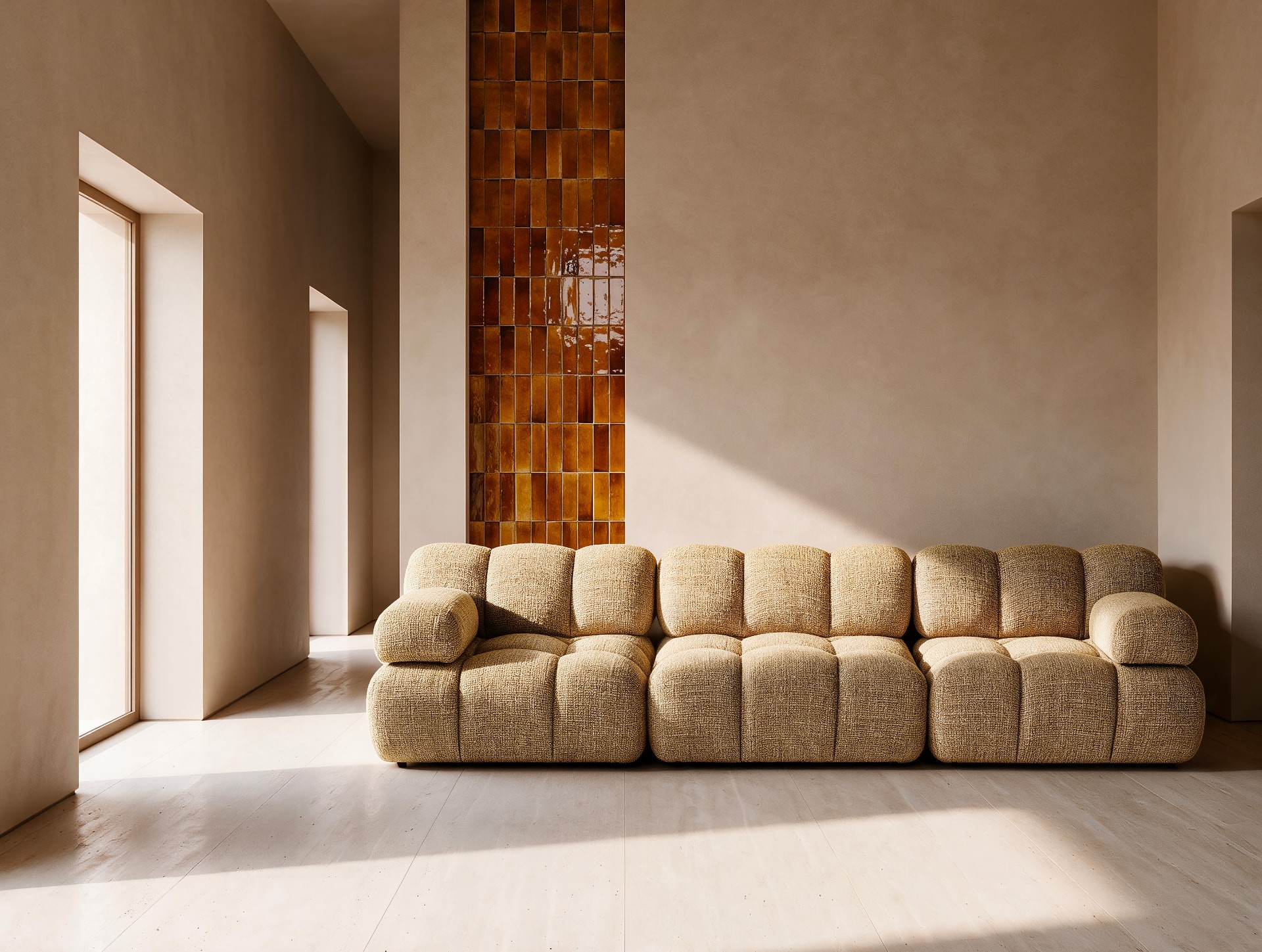 NV Gallery — AI-generated environment around the sofa