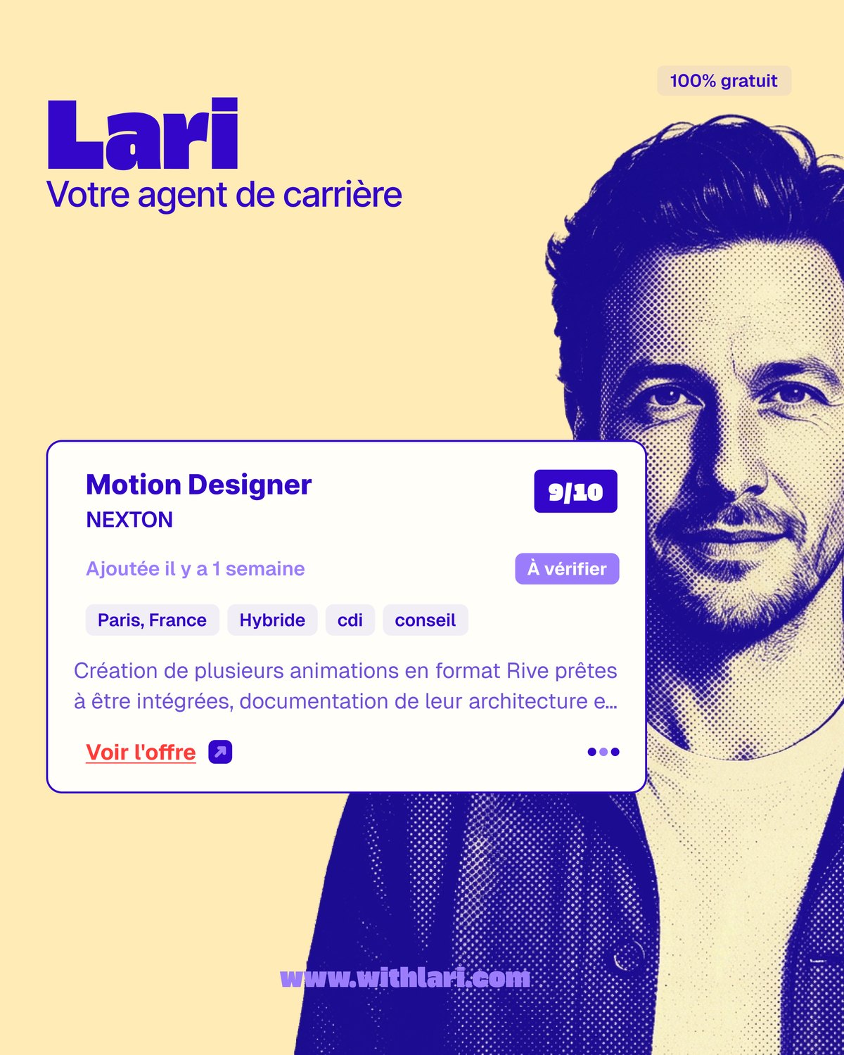 Lari — paid social, offer campaign, 4:5