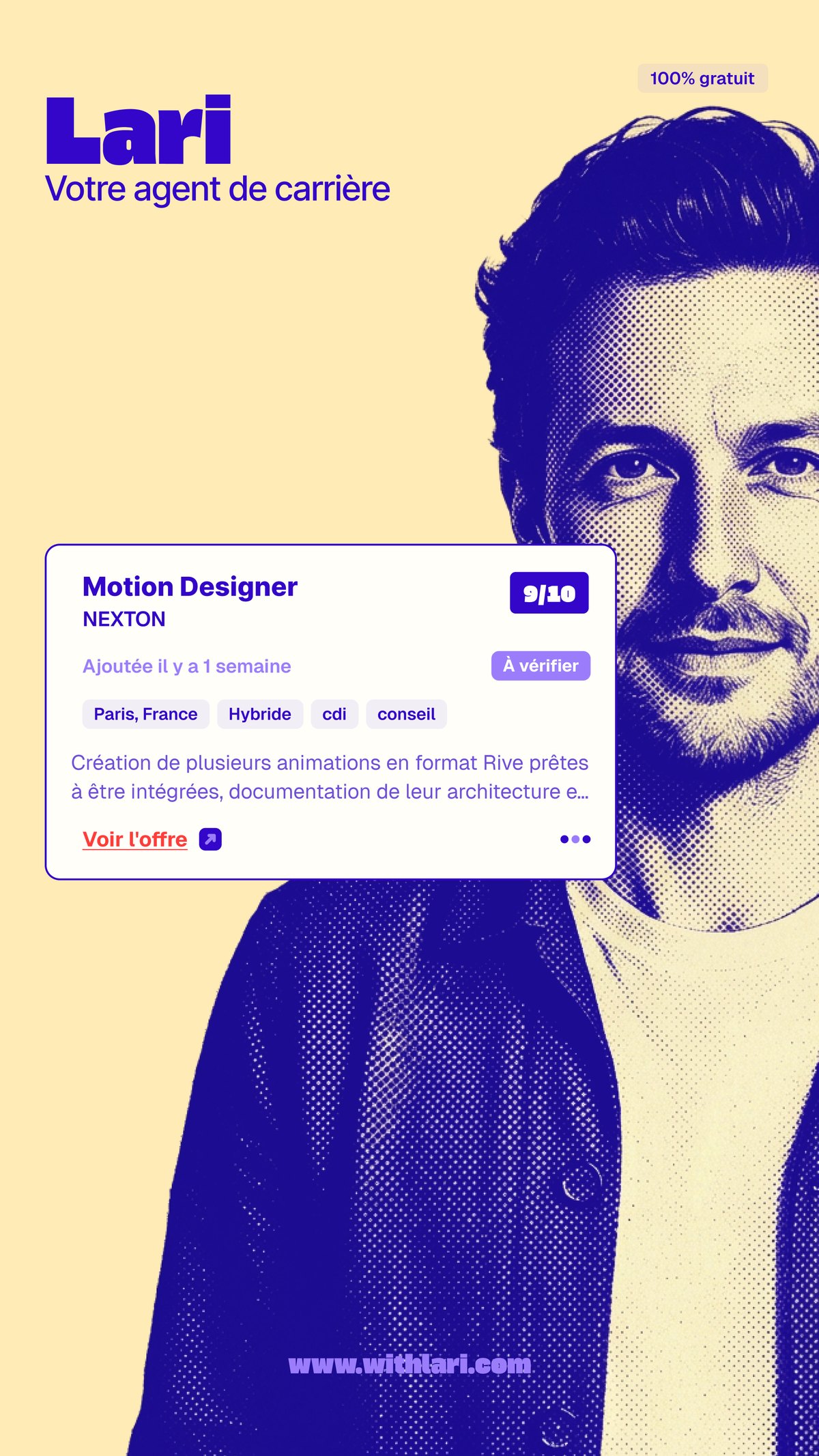 Lari — paid social, offer campaign, 9:16